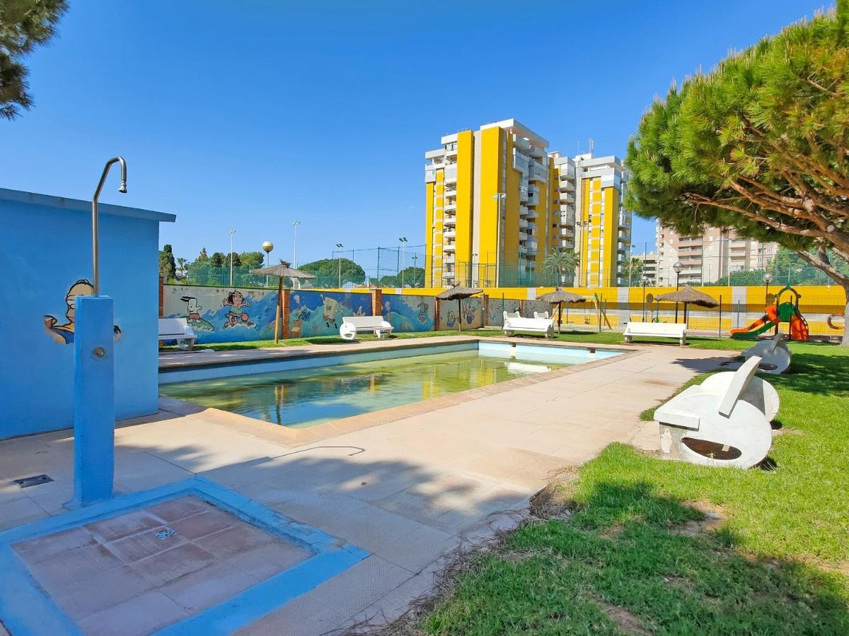 Global Properties, Practico Apartamento Con Piscina En Residencial Brezo Canet Canet d'En Berenguer Exteriör bild