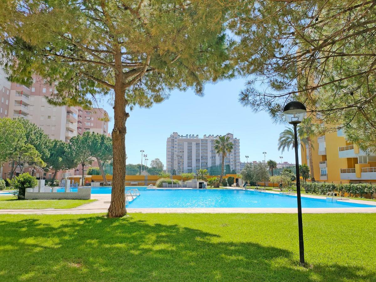 Global Properties, Practico Apartamento Con Piscina En Residencial Brezo Canet Canet d'En Berenguer Exteriör bild